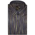 Print Blue Shirt : Party