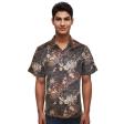 Print Maroon Shirt : Party