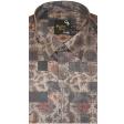 Print Maroon Shirt : Party