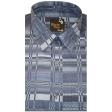 Print Blue Shirt : Party