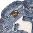 Print Blue Shirt : Party