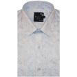 Print Blue Shirt : Party
