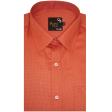 Print Orange Shirt : Party