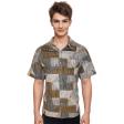 Print Gray Shirt : Party