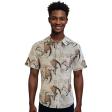 Print Blue Shirt : Ditto