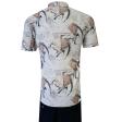 Print Blue Shirt : Ditto