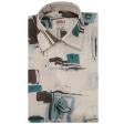 Print Green Shirt : Ditto