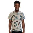 Print Green Shirt : Ditto