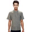 Print Blue Shirt : Party