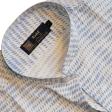 Print Blue Shirt : Party