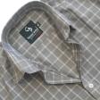 Checks Gray Shirt : Business
