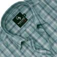 Checks Green Shirt : Business