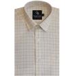 Checks Fawn Shirt : Business