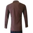 Stripes Maroon Shirt : Business