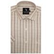Stripes Peach Shirt : Business