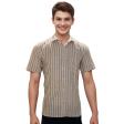 Stripes Peach Shirt : Business