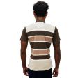Stripes Brown T-shirt : Regular