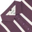 Stripes Burgandy T-shirt : Regular