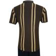Stripes Brown T-shirt : Regular