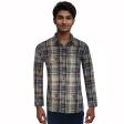 Print Gray Shirt : Party