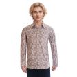 Print Peach Shirt : Party