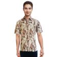 Print Peach Shirt : Party