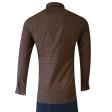 Print Brown Shirt : Party