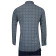 Print Gray Shirt : Party