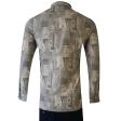 Print Gray Shirt : Party