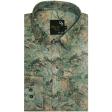 Print Green Shirt : Party