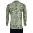 Print Green Shirt : Party