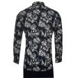 Print Brown Shirt : Party
