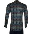 Print Blue Shirt : Ditto