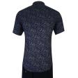 Print Blue Shirt : Ditto