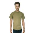 Combination Brown Shirt : Party