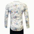 Print Purple Shirt : Party