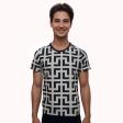 Print Gray T-shirt : Itutu (Slim Fit)