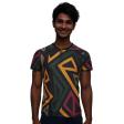 Print Black T-shirt : Itutu (Slim Fit)
