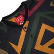 Print Black T-shirt : Itutu (Slim Fit)