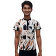 Print White T-shirt : Itutu (Slim Fit)