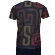 Print Black T-shirt : Itutu (Slim Fit)