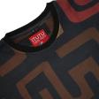Print Black T-shirt : Itutu (Slim Fit)