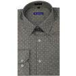 Print Gray Shirt : Slim