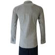 Print Gray Shirt : Slim