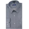Print Light Blue Shirt : Slim
