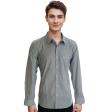 Print Light Blue Shirt : Slim
