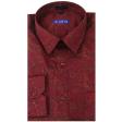 Print Maroon Shirt : Slim