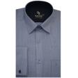 Self Design Blue Shirt : Business