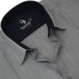 Self Design Light Gray Shirt : Business