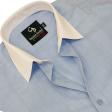 Plain Blue Shirt : Business
